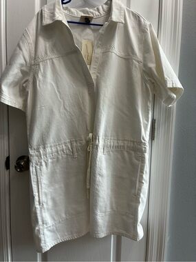 NWT White Universal Threads Denim dress XL